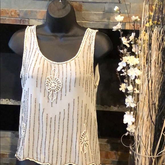 Forever 21 Tops - 🌸 3 for 10 🌸 Forever 21 Beaded Tank Top